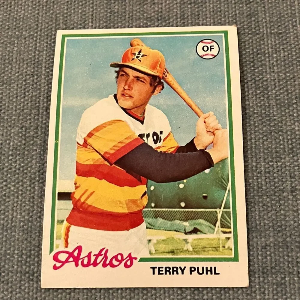 1978 Topps Houston Astros Baseball Card Trading Card